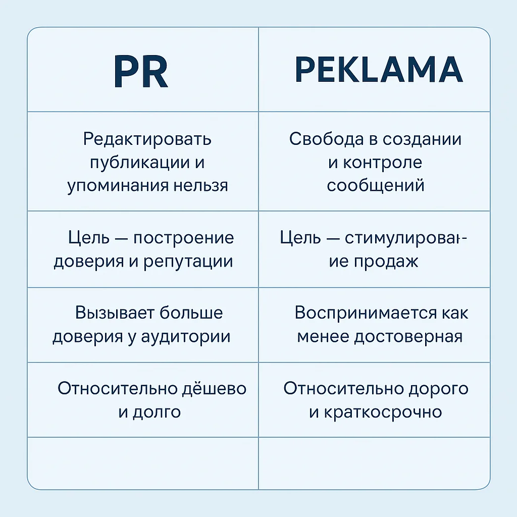pr and adv analyze
